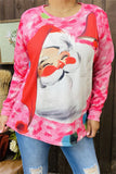 Santa Pink long sleeve top