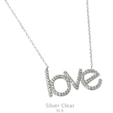 Bling LOVE Silver necklace