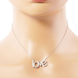 Bling LOVE Gold necklace