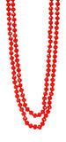 Red Crystal 60" Layering Necklace