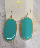 Turquoise Oval Earrings