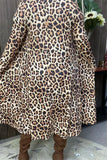 Leopard Duster with pockets