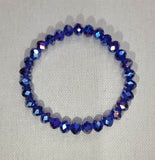 Blue AB Crystal Stretch Bracelet