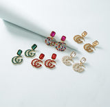 Glamourous Gem Earrings 2 color options