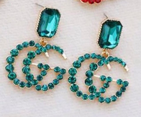 Glamourous Gem Earrings 2 color options