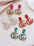 Glamourous Gem Earrings 2 color options