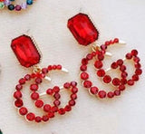 Glamourous Gem Earrings 2 color options