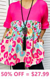 XL : Pink, Floral, Leopard  baby doll -