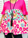 XL : Pink, Floral, Leopard  baby doll -