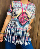 Tribal Fringe Top