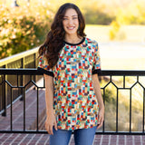 Multi Patch short sleeve top