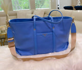 Blue MK Large tote bag