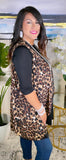 Leopard Sheer Vest