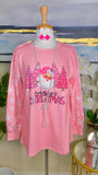 small : Pink Christmas top