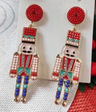 Red Nutcracker earrings