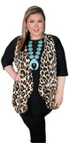 Cream Leopard Big Spot Vest