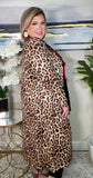 Leopard Duster with pockets