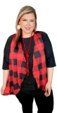 RED PLAID VEST