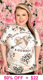 'Cupid Aim For A Cowboy' graphic tee