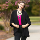 Solid Black Cardigan