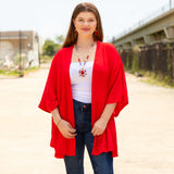 Solid Red cardigan