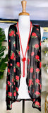 Red Rose sheer Vest