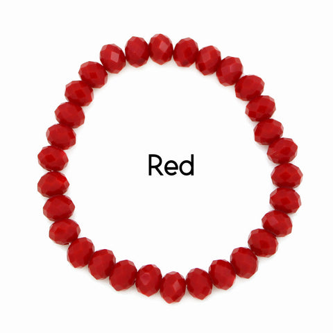 *Red Crystal Bracelet