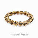 BLING Leopard Pave Rhinestone Bracelet