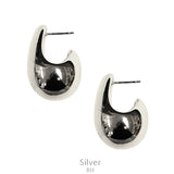 Silver Chunky Teardrop earrings (only 1 left)