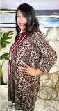 SALE : Leopard Sheer Cardigan