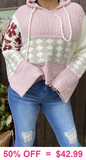 Sweater cropped hoodie