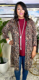 SALE : Leopard Sheer Cardigan