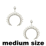 RHINESTONE COWGIRL BLING SQUASH EARRINGS