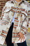 2X/3X : Cream Tribal Jacket