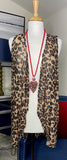 Leopard Sheer Vest