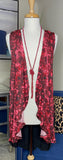 SALE: Pink Snake Vest with Black Back