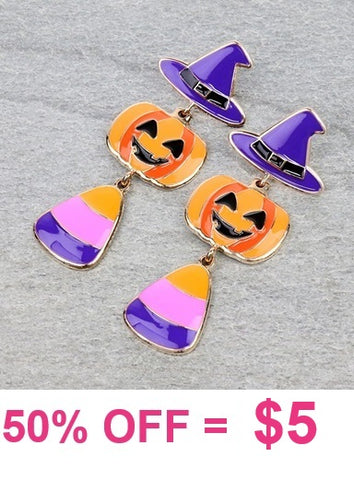 Halloween Pumpkin earrings