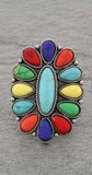 RING : COLORFUL CONCHO  RING