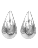 Silver Chunky Teardrop earrings (only 1 left)