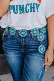 Turquoise Concho belt