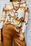 L, XL, 2X, 3X: Horse Sheer Top with full white lining