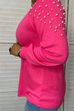 3X : Pink long sleeve with Pearl shoulders