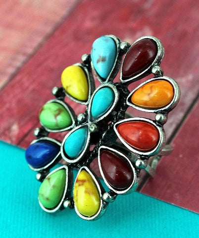 Multi Color Stone RING